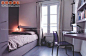 法国床现代卧室