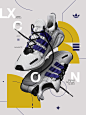 Sneaker Poster Vol-13 : A set of top sneaker posters from my Instagram feed. The sneakers in the project consists of Adidas Posters, Jordan posters. All these are product centric posters.