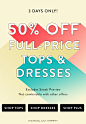 Loft: Flag this: 50% OFF tops & dresses! | Milled : Milled has emails from Loft, including new arrivals, sales, discounts, and coupon codes.