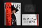 Harper's Bazaar rebranding concept : Harper's Bazaar is an American monthly women's fashion magazine, based in New York City, first published on November 2, 1867. When I was studying at the Academy of Fine Arts, I found some very old Harper’s Bazaars in t