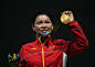 女子10米气手枪：张梦雪为中国队摘得奥运首金(组图) 