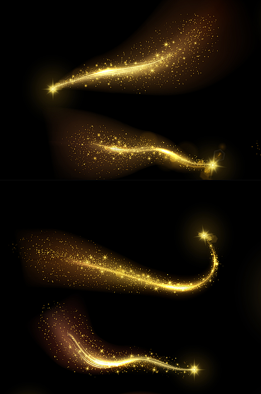 金色光晕金色光芒粒子素材视频光效光芒-众...
