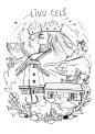 Set of postcards : This spring I was asked to create a set of illustrations for souvenir production under the theme "Latvia .Europe. Cultural and natural heritage". Each illustration must include one of the cultural or natural objects that are b