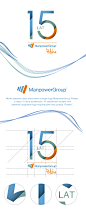 Logo 15 lat ManpowerGroup Polska : Moim zadaniem było stworzenie nowego loga ManpowerGroup Polska z okazji 15-lecia działalności. W założeniach projekt miałzawierać oryginalne logo korporacyjne oraz podpis “Polska”.