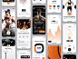 sandow UI Kit: AI Fitness App | Intelligent Fitness UIUX by strangehelix.bio for UI8 on Dribbble