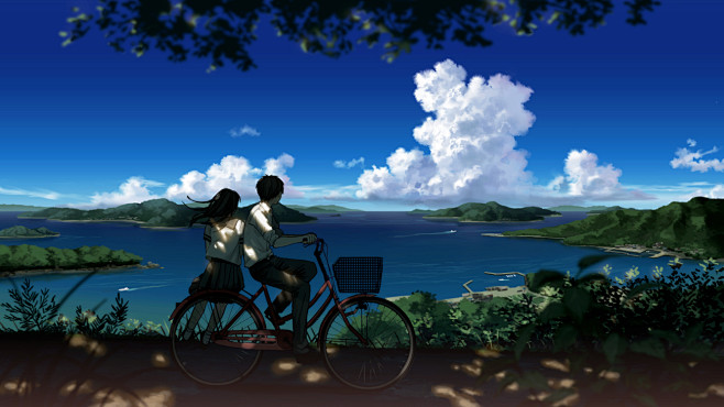 想和你骑车看遍世界风景.