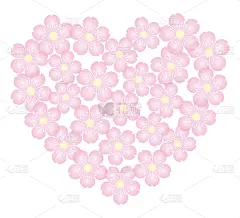 桜の花 背景素材 フレーム コースター イラスト ベクター