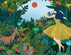 番茄包装插画 : 去年画的某品牌番茄包装插画。木头猫插画工作室出品。不一样的番茄～