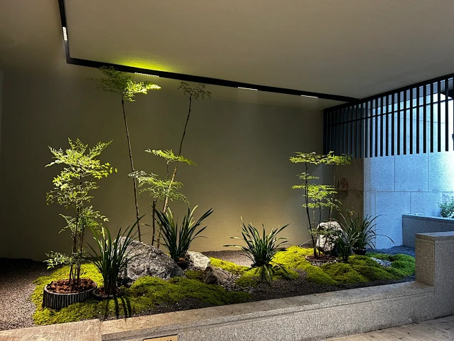 室内造景图片_13-架空层绿化图片素材-花瓣网