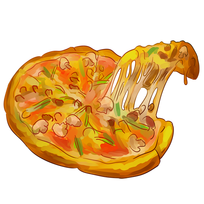 卡通披萨