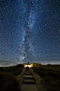 There is a place in Ireland where every two years on June 10-18 the stars line up with this bridge. It’s called heavens trail.