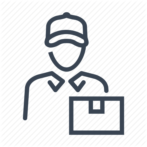 男孩，快递员，送货员，男人图标-在Iconfinder上下载