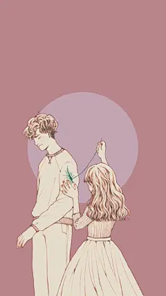 少女风卡通唯美手机锁屏壁纸