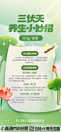 QQ28275342夏天清新24节气三伏天养生小知识海报 (3)