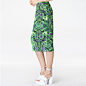【阐述】设计师原创 独家定制韩国高端女装印花面料包臀中长半裙 新款 2013