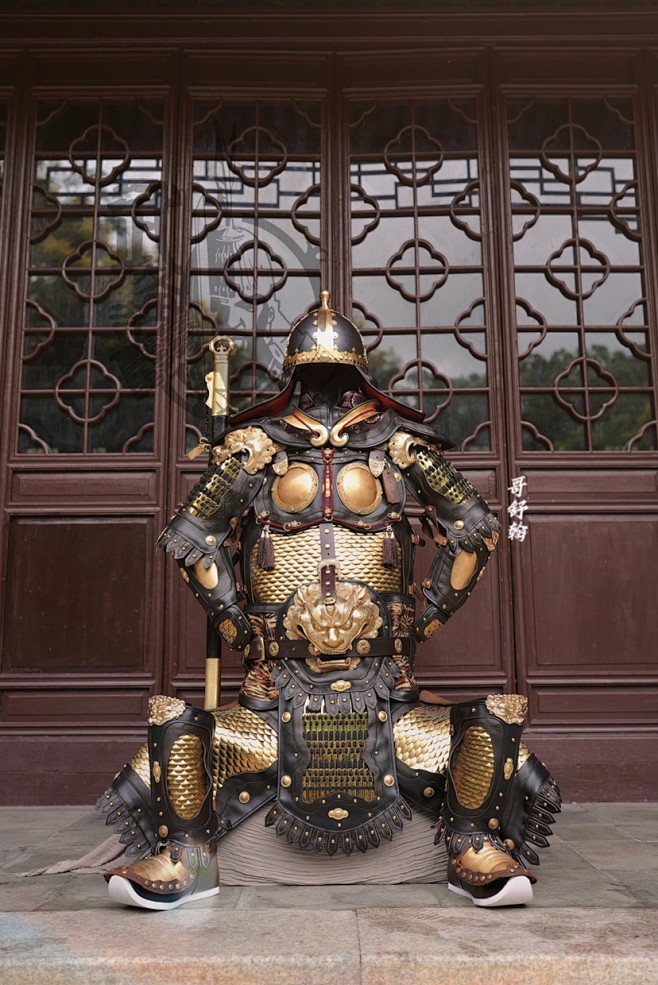 武备寺之明光鱼鳞甲明光甲70版本大唐明光甲唐甲唐代盔甲淘宝网