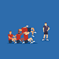 Google Euro Sport : We collaborated with AKQA to work on a series of gif animations for Google Euro SPort 2015.