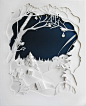 White Winter Luxury Project : Paper-cuts' size - 40x50 cmLayout design made by "Sokolov" team