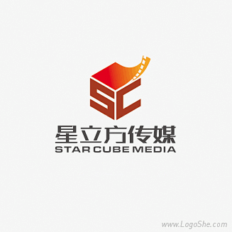 星立方传媒Logo设计