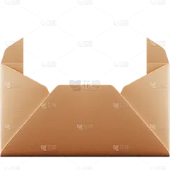 边框系列棕色粉色彩色简约信封通用元素素材