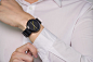 ONE: Crownless Watch with A Satisfying Way to Set Time. : While lifestyle products have drastically changed over the years, the user experience with analogue watches has not really changed much. In fact, the jutting watch crown can sometimes be a bother. 