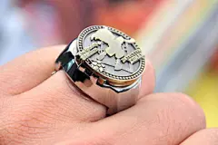 动漫游戏周边个性戒指手表柯南人物小侦探铁盒装戒指表-淘宝网