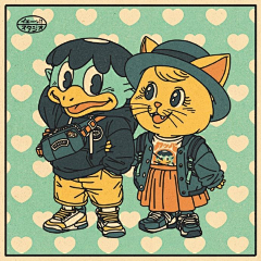 虎爆爆采集到插画参考