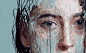 Marcello Castellani digital art paint portrait eye close up