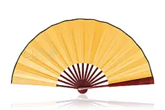 Chinese fan (Clipping path!) isolated on white background