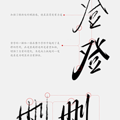  如何设计一款书法字体   #字体#