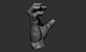 Male Hand Sculpt in 2 poses