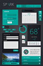 Spark - Free Flat UI Kit
