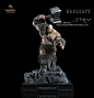 weta 魔兽世界 Orgrim 兽人奥格瑞姆全身雕像 （定金158）-淘宝网
