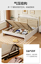 法式床全实木白色奶油风现代简约美式复古1.5米1.8双人公主温莎床-淘宝网
