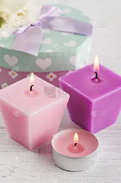 蜡烛,淡雅,包装纸,lisianthus,花瓶,垂直画幅,贺卡,复活节,蝴蝶结,夏天