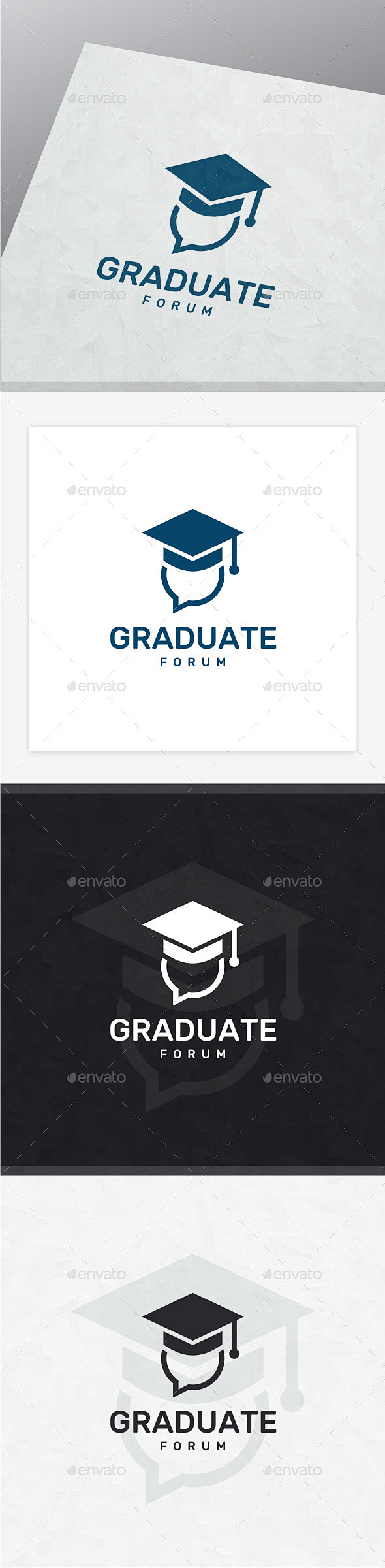 标志——大学毕业标志模板Graduate Logo - College Logo Templates泡沫聊天,校园,聊天,大学,谈话,有创造力 ...
