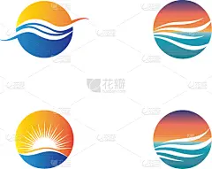 夏天,计算机图标,符号,热,天气,草,春天,波浪,行星,节日