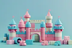 益智类玩具颗粒积木