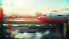 插画师 Eric Pautz 漂亮的机场场景插画-王氏教育_专业 : 关注微信公众号平台：“王氏教育集团实训中心”，全球的CG爱好者都在这里，行业新闻齐分享，专业教程随心学。 王氏教育集团是一所专注于CG设计教育、以及智能教育生态链的创新互…