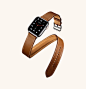 Apple Watch Hermès : Apple Watch Hermès 现有多款绚丽夺目的皮革表带以及由 Apple 全新打造的精美表盘。