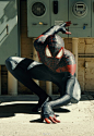 ultimate spider-man cos by Nikolas A. Draper-Ivey. This suit was made by Jesse Covington ( Writer and Costume Designer) and sewn by Sasha Williams ( Fashion Major graduate). Photos were taken by Pierre BL Brevard.