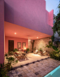 尤卡坦粉色住宅Casa Maca - hhlloo : 充满活力的结构色彩和纹理