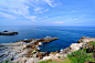 海岸,岩石,景色