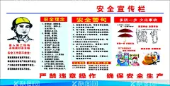 安全宣传栏  - 源文件下载【酷图网】安全宣传栏,施工安全,施工宣传,施工展板,施工海报,施工注意,安全理念,