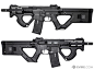 ASG Hera Arms Licensed CQR M4 Airsoft AEG by ICS Model Black