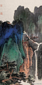 谢稚柳《经典山水画微展》谢稚柳（1910年 --- 1997年）江苏常州人。历任中国美协，书法家协会理事、上海分会副主席。谢稚柳的绘画，属于自学成才。20岁始便经常出入中央博物院看画，并与兄之好友张大千过从甚密。谢稚柳画：作大千豪迈，稚柳温婉，这样一对异姓兄弟，平分了画坛的天下！