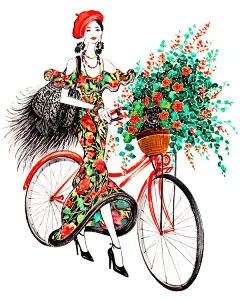 时装手绘插画欣赏