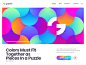 Grabient 2.0 typography colors fun gradient ux ui background wallpaper illustration web page landing website