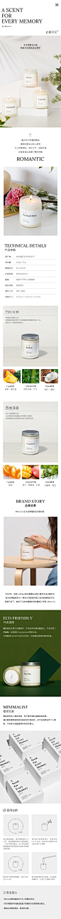 香薰蜡烛促销电商详情页-志设网-zs9.com