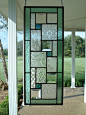 Stained Glass Panel Seafoam Green Window Transom by TheGlassShire  I just bought this piece and can't wait to get it!: 